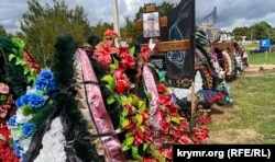 Могилы российских военных на кладбище «Абдал-1» в Симферополе. Крым, 29 июля 2023 года