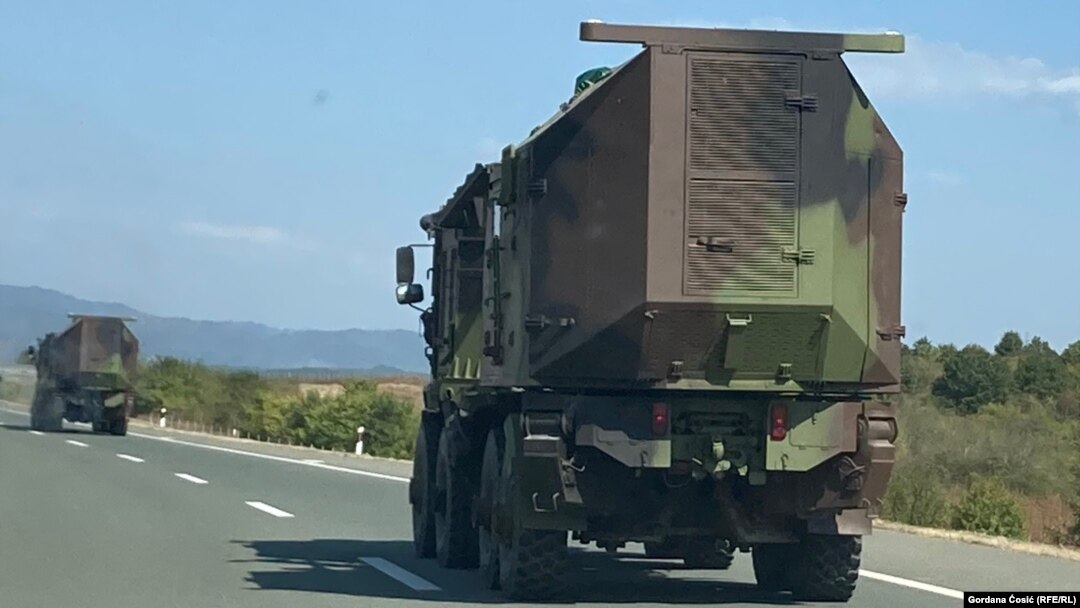 Vozila Vojske Srbije primećena na jugu zemlje, 30. septembar 2023.