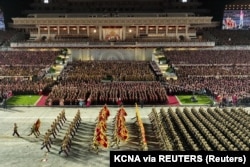 Vojna parada u Pjongjangu, Sjeverna Koreja, 27. jula 2023.