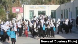 یکی از مکاتب دخترانه در افغانستان که تحت حمایت یونیسف نیز قرار دارد 