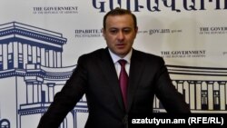 Секретарь Совета безопасности Армении Армен Григорян, Ереван, 28 октября 2021 г.