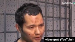 Wikram Ruzahunow Almatyda saklanandan soň. Gazak telewideniýesinden skrinşot