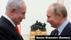 Vladimir Putin va Benyamin Netanyahu. Moskva, 30-yanvar, 2020