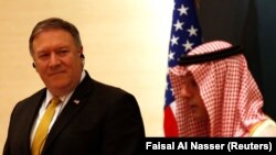 عادل جبیر و مایک پومپئو (عکس از آرشیو)