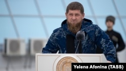 CHECHNYA -- Chechen leader Ramzan Kadyrov attends a ceremony to open an aqua park in Grozny, October 27, 2020