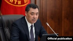 Президент Садыр Жапаров. 
