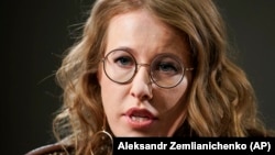 Russian presidential candidate Ksenia Sobchak (file photo)