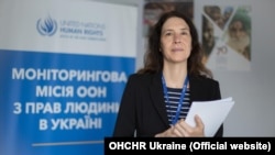 Ръководителят на мисията на ООН за наблюдение на правата на човека в Украйна Матилда Богнер.