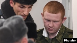 Валерий Пермяков в суде, Гюмри, 18 января 2016 г.