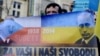 Ілюстраційне фото. Акція протесту у столиці Чехії проти збройної агресії Росії у Криму. Прага, 8 березня 2014 року 
