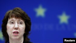 Бельгія -- Виступ верховного представника ЄС із закордонних справ та політики безпеки Катрін Аштон, Брюсель, 22 березня 2010 року