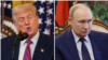 Дональд Трамп және Владимир Путин. Коллаж