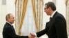 Ruski predsednik Vladimir Putin i mandatar za novu srpsku vladu Aleksandar Vučić, Moskva, juni 2016.