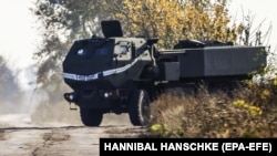Херсон облусунда украин армиясы колдонгон HIMARS техникасы, 29-октябрь, 2022-жыл. 
