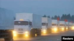 Ruski konvoj u blizini Moskve