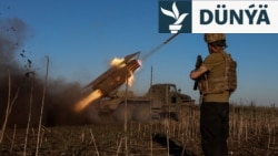 Ukrain esgerleri raketa atyjy bilen Pokrowskyň golaýyndaky rus goşunlaryna ot açýar. Arhiw suraty.
