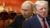 Война в Украине, президент США Дональд Трамп и президент России Владимир Путин, коллаж