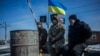 Учасники вугільної блокади під Торецьком, Донецька область, лютий 2017 року