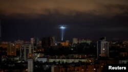 Ілюстраційне фото. Київ під час нічної атаки дронів, вересень 2024 року