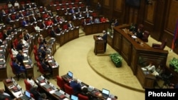Armenia - President Serzh Sarkisian addresses the newly elected National Assembly, Yerevan,18May,2017